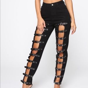 Buckle Up High Rise Jeans: Fashion Nova 0